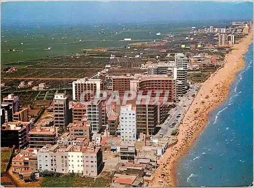 Cartes postales moderne Costa del Azahar Sueca Les Palmeretes Vista aerea