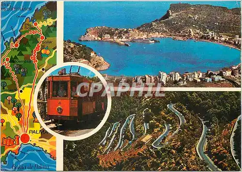 Cartes postales moderne Mallorca Tramway