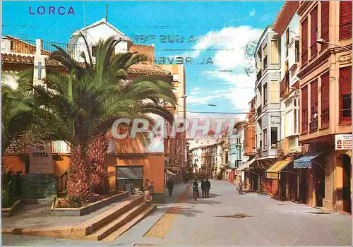 Cartes postales moderne Lorca Rue de Generalisimo