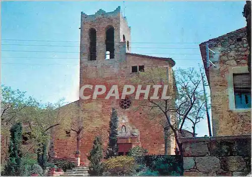 Cartes postales moderne Pals Costa Brava Facade et Place de la Eglise