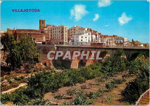 Cartes postales moderne Villajoyosa Alicante Vue partielle