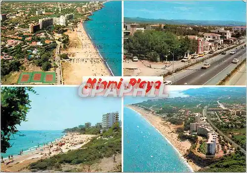 Cartes postales moderne Costa Dorada Tarragona Miami Playa Divers aspects de la ville