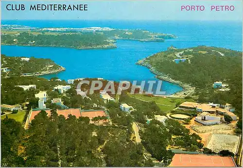 Moderne Karte Club mediterranee Mallorca Porto Petro