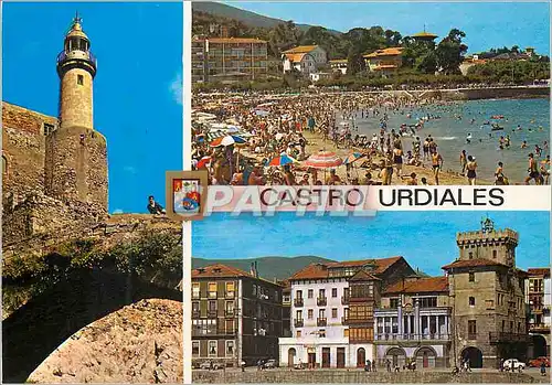 Cartes postales moderne Castro urdialres (cantabria) divers aspects