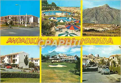 Moderne Karte Andalucia la nueva (Marbella-Malaga)