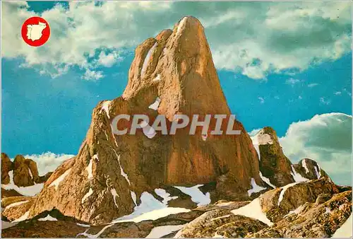 Moderne Karte Ruta de los picos de Europa Naranco de Bulnes