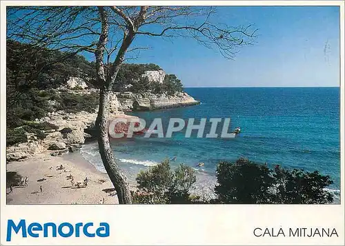 Cartes postales moderne Menorca Cala Mitjana