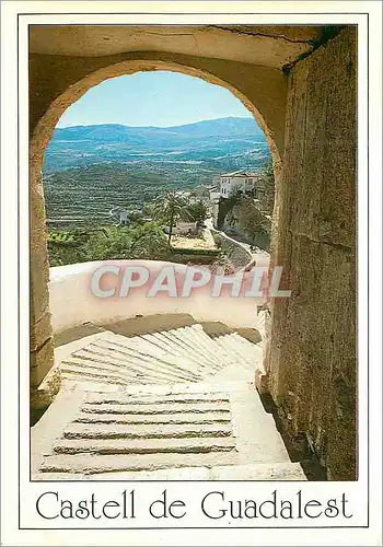 Moderne Karte Castell de Guadalest (Alicante) Entrada del Castillo