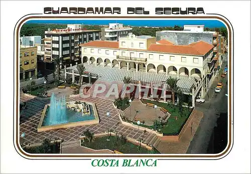 Cartes postales moderne Guardamar de Segura (Alicante) Place Caudillo et Hotel de Ville