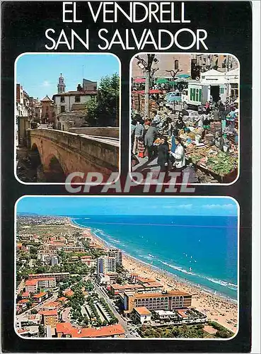 Cartes postales moderne El vendrell San salvador divers aspects de la ville