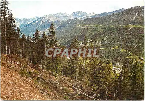 Cartes postales moderne Bielsa valle de pineta pirineo aragones Sierra chiipro y puertas de lalarre rubinera y la mota