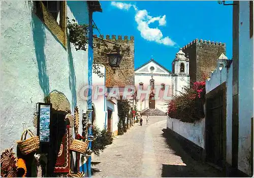 Moderne Karte obidos (Estremadura) tue typique de la ville