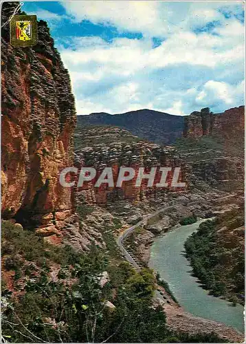 Cartes postales moderne Pirineu catala (Lleida) fleuve noguera pallaresa dans le pas de callegats