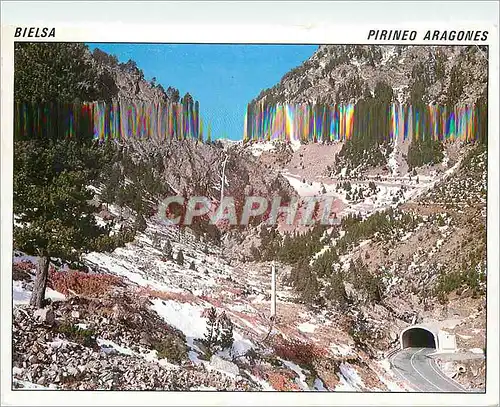 Moderne Karte Pirineo aragones Bielsa tunel bielsa aragnouet