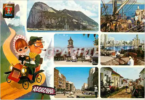 Cartes postales moderne Algeciras divers aspects