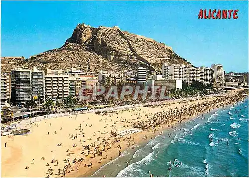 Cartes postales moderne Alicante plage du postiguet