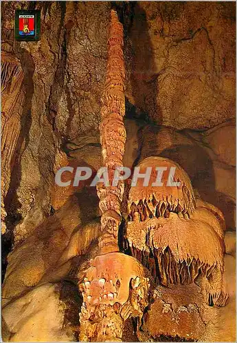 Cartes postales moderne Alicante busot cuevas de canalobre palmier et medumes de mer