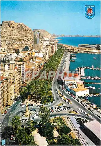 Moderne Karte Alicante busot vue partielle
