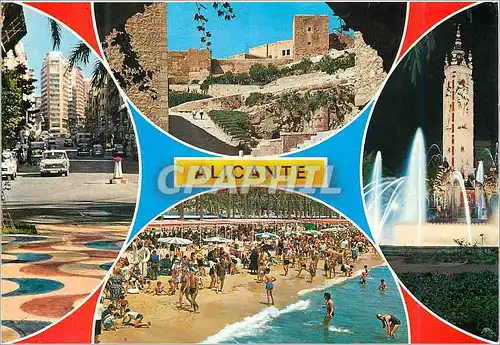 Cartes postales moderne Alicante  beautes de la ville