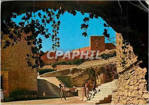 Cartes postales moderne Alicante  chateau de santa barbara vue partielle