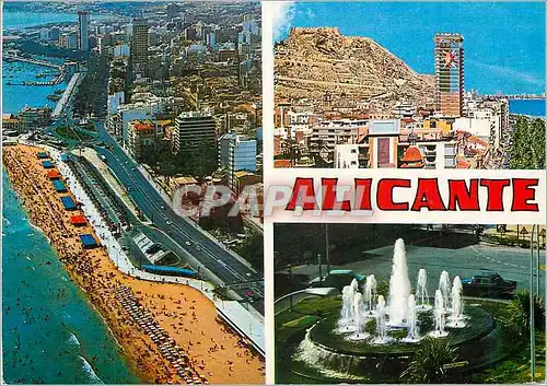 Cartes postales moderne Alicante  diversos aspectos