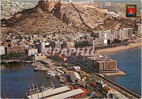 Moderne Karte Alicante  vue generale