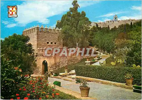 Cartes postales moderne Almeria la forteresse jardin