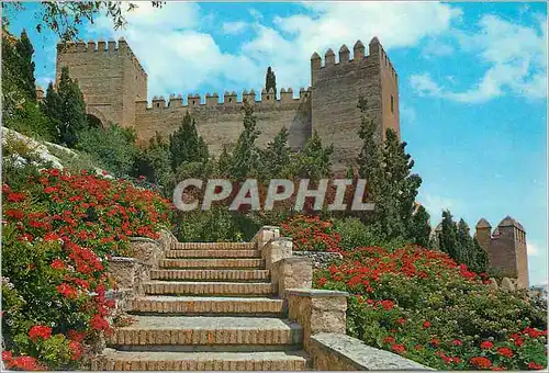 Cartes postales moderne Almeria alcazaba (chateau fort)