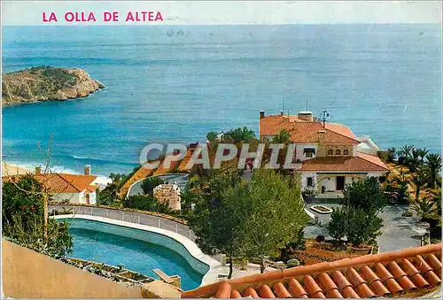 Moderne Karte Altea (alicante veu pittoresque chalet
