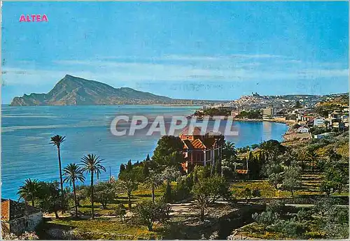 Cartes postales moderne Altea (alicante vue prise de la olla