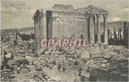 Cartes postales Baalbeck temple du soleil