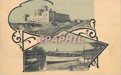 Cartes postales moderne Rives du jordain Bateau