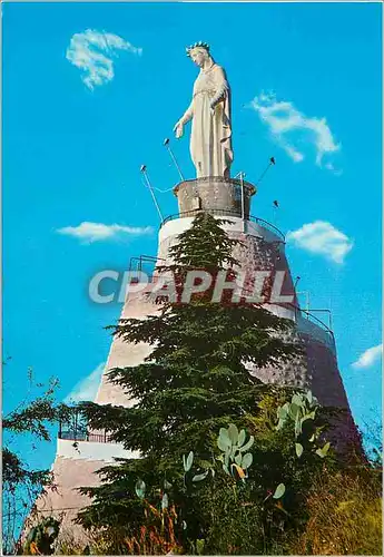 Moderne Karte Lebanon Harissa notre dame du Liban