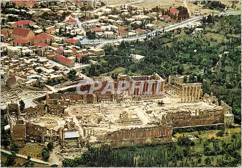 Cartes postales moderne Lebanon vue general de Baalbeck et les ruines