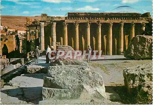 Moderne Karte Lebanon Baalbeck le temple de Bacches