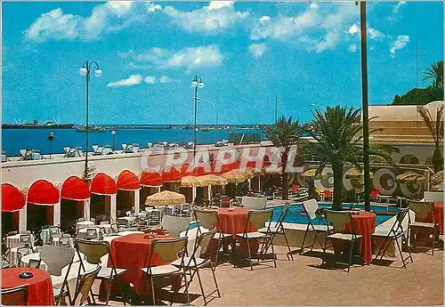 Cartes postales moderne Tripoli hotel uaddan verandah