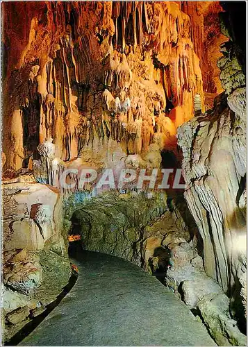 Moderne Karte Lebanon Jilta grotte upper Gallery sous le grand pilier
