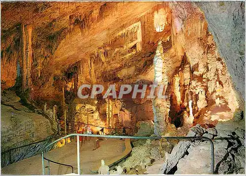 Moderne Karte Lebanon Jilta grotte upper Gallery debouche du tunnel