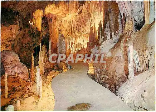 Moderne Karte Lebanon Jilta grotte upper Gallery passage sinnueux