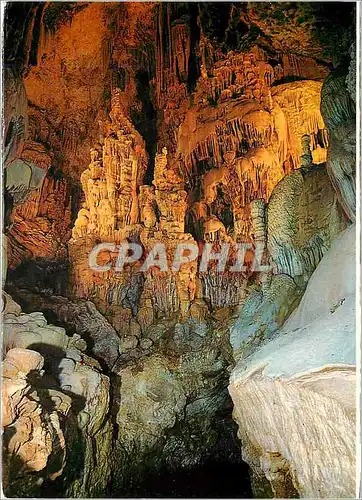 Moderne Karte Lebanon Jilta grotte upper Gallery petrified water fall