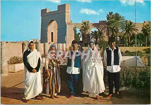 Moderne Karte Libya traditional dress