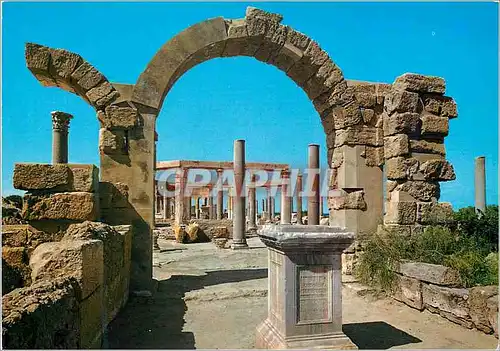 Cartes postales moderne Leptis magna (Libya) the market