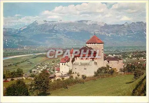 Moderne Karte Furstiche schlob vaduz (XIV-XVII johrhunder)