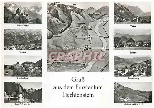 Cartes postales moderne Gruss aus dem furstentum liechtenstein
