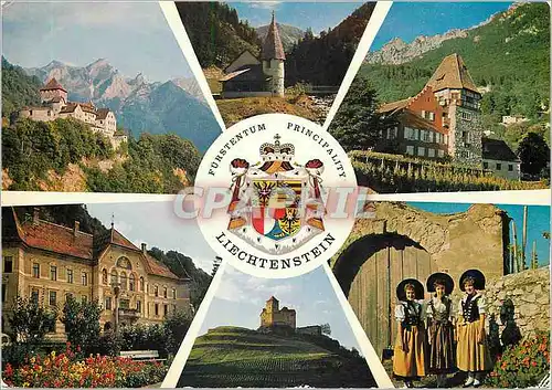 Cartes postales moderne Furstentum liechtenstein principality