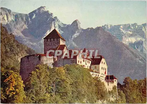 Cartes postales moderne schloss vaduz resident des regierenden furren von liechtenstein