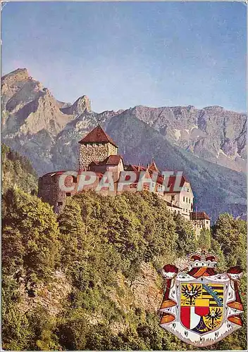 Cartes postales moderne Schloss vaduz residenz des regierenden fursten von liechtenstein