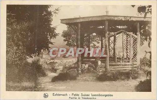 Moderne Karte echternach petite suisse luxembourgeoise  pavillon de troosknepchen