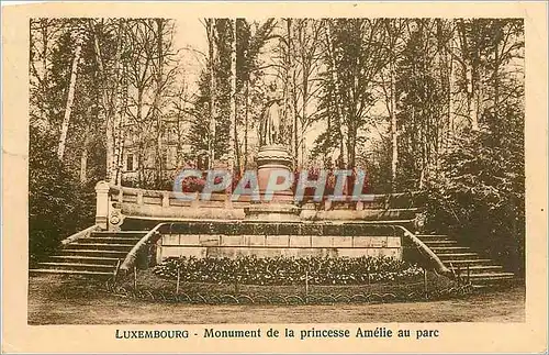 Cartes postales Luxembourg monument de la princesse amelie au parc