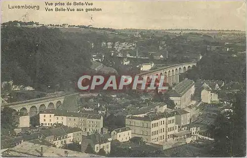 Cartes postales Luxembourg vue prise de belle vue